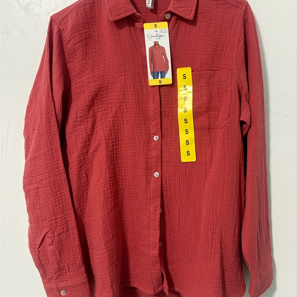 Jessica Simpson Orange Blouse